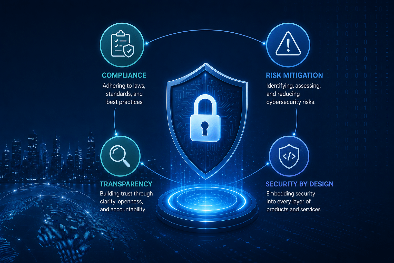 Compliance, Risk Mitigation, Transparency, and Security by Design