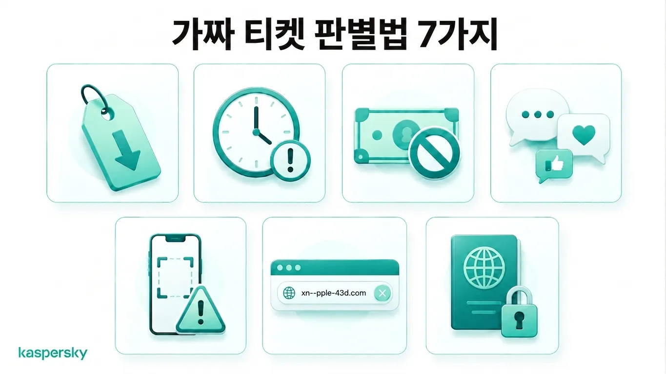 가짜 FIFA 월드컵 티켓의 7가지 경고 신호