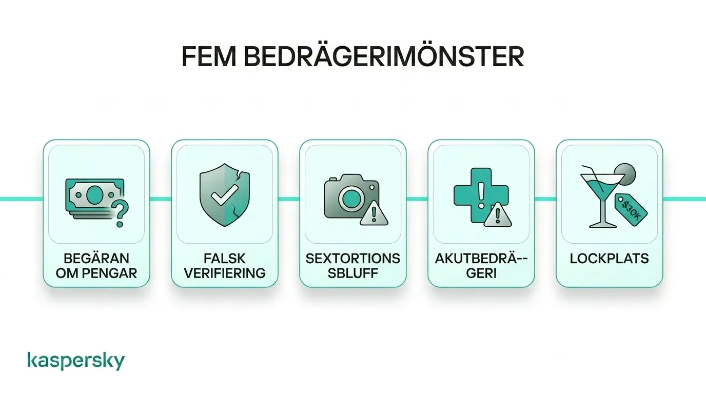 Översikt över vanliga bedrägerimetoder kopplade till engångsligg och varningssignaler