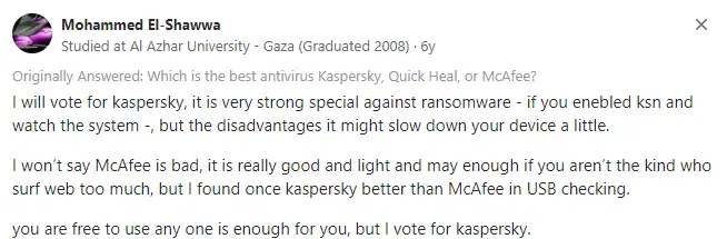Quora-kuvakaappaus