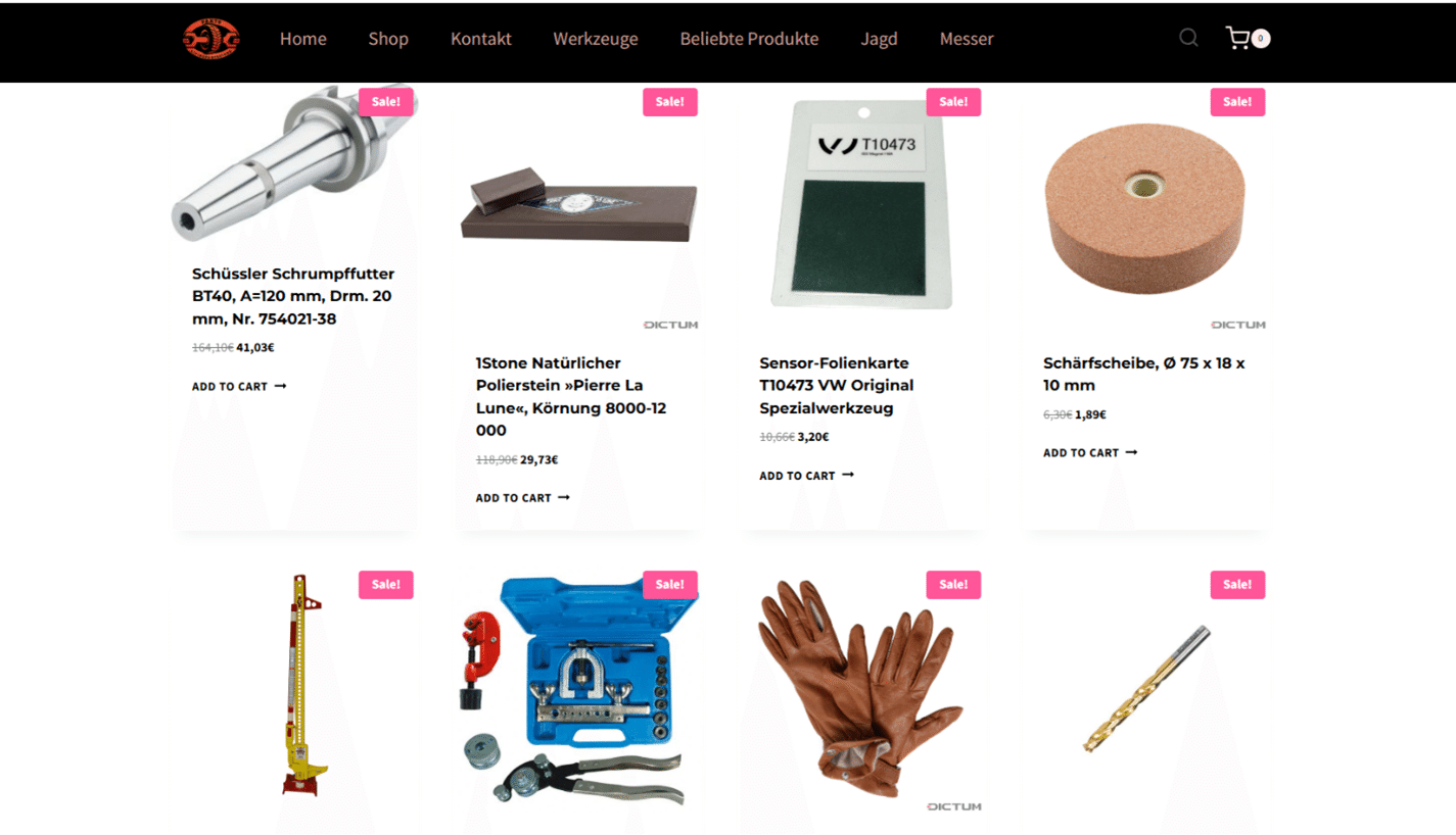 Gray website example