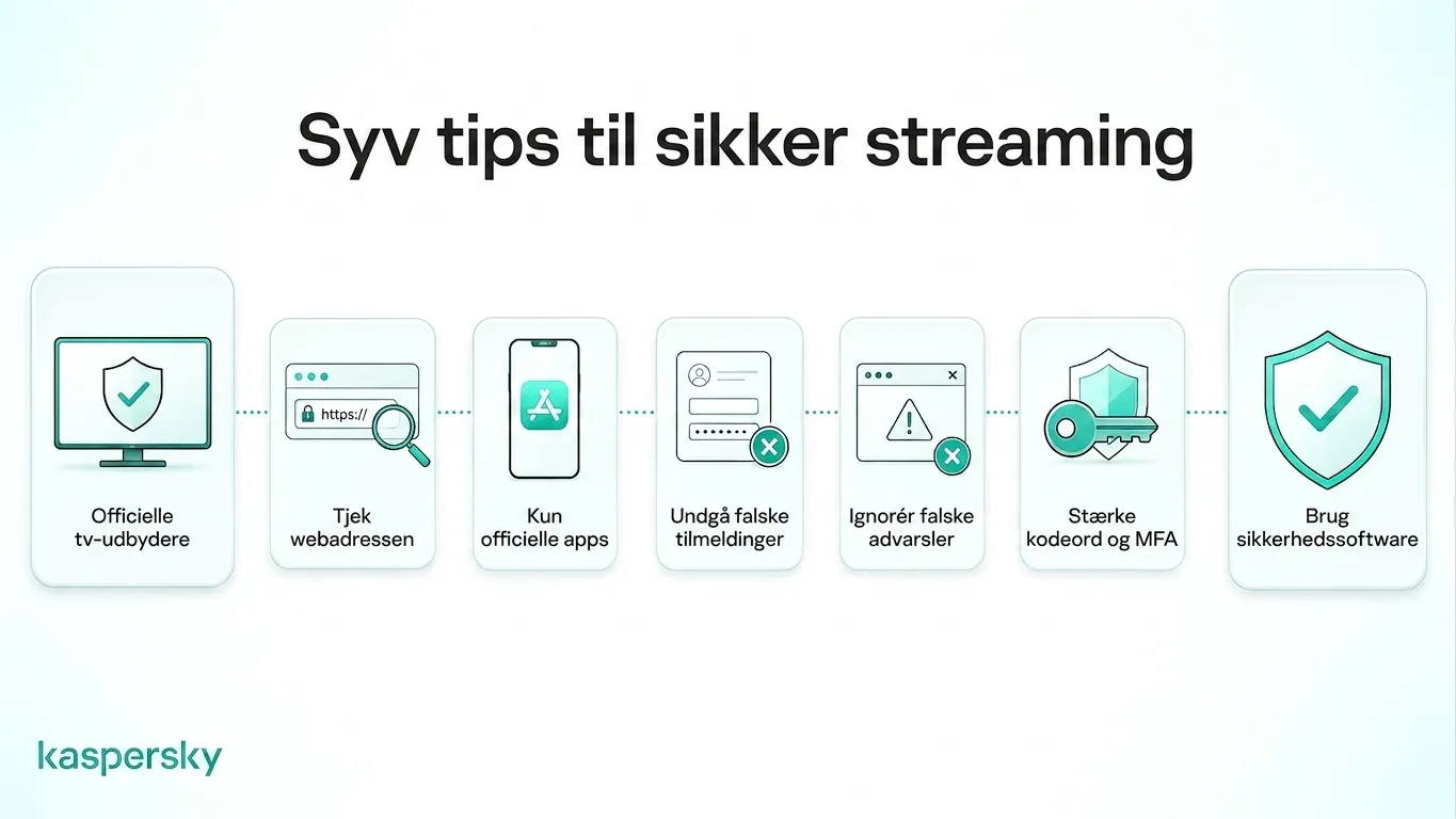 Syv tips til sikker VM‑streaming online