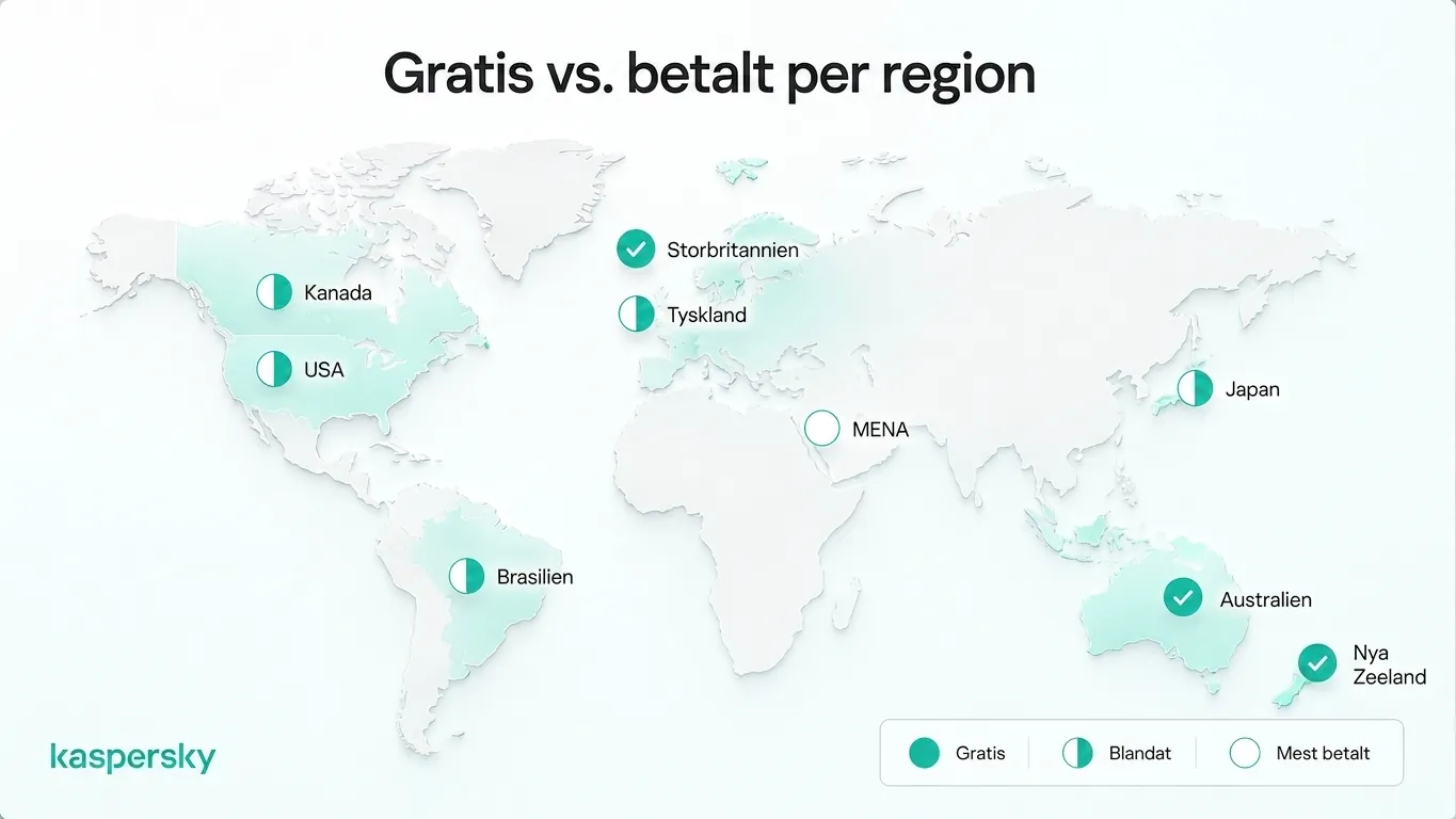 World Cup 2026: gratis och betalda streamingmöjligheter per region