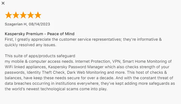 App Store -kuvakaappaus