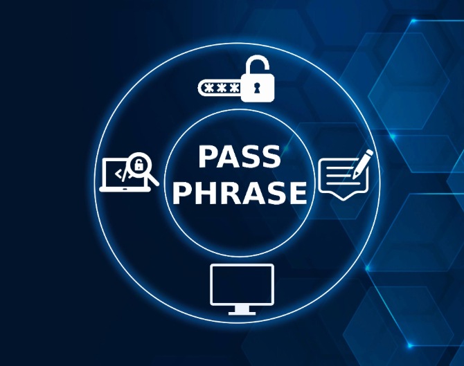 An image of the word passphrase.