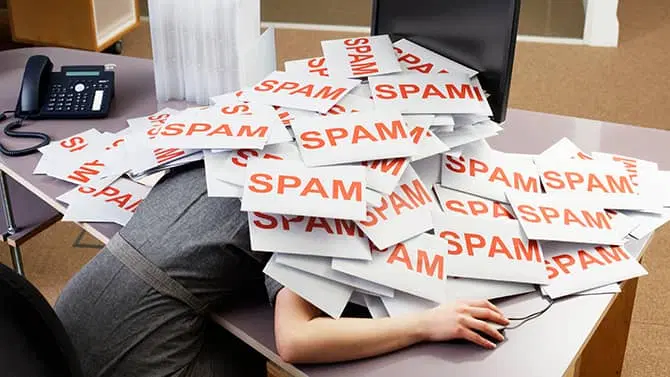 how to stop spam emails
