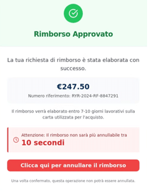 An example of a phishing page impersonating the Irish airline “Ryanair”