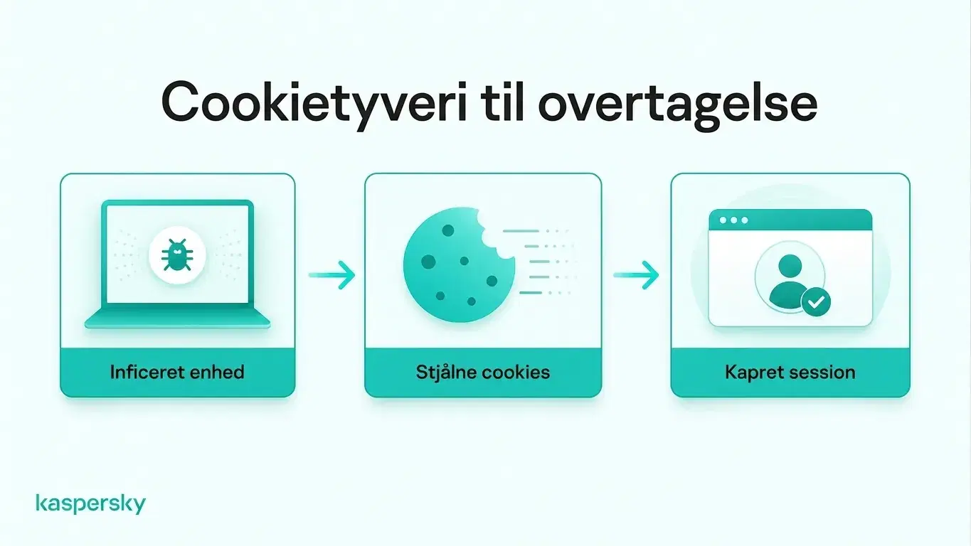 Hvordan malware kan stjæle browser‑session‑cookies og give angribere mulighed for at overtage aktive login‑sessioner
