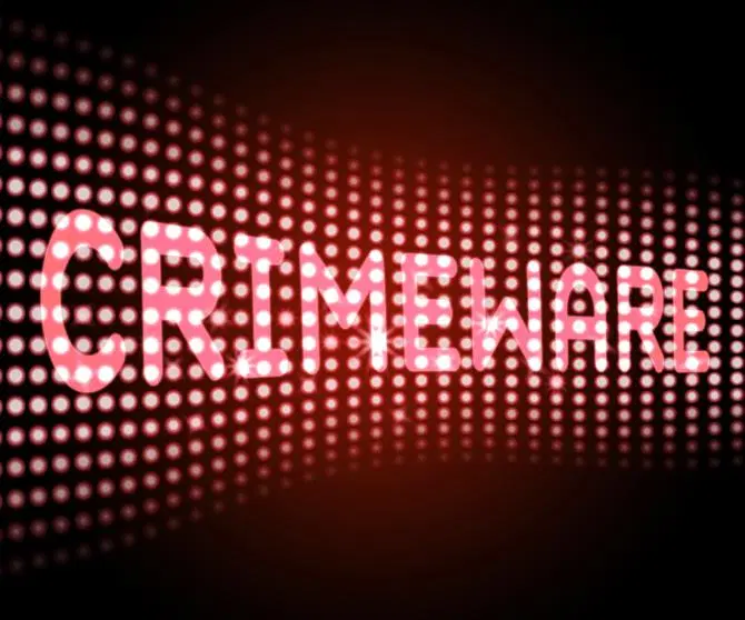 Crimeware als stilisierter Titel.