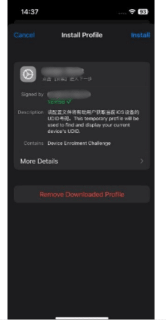 As v&iacute;timas permitem que o perfil de desenvolvedor seja instalado no dispositivo, o que, por sua vez, possibilita a instala&ccedil;&atilde;o de aplicativos externos &agrave; loja de aplicativos, incluindo aplicativos maliciosos