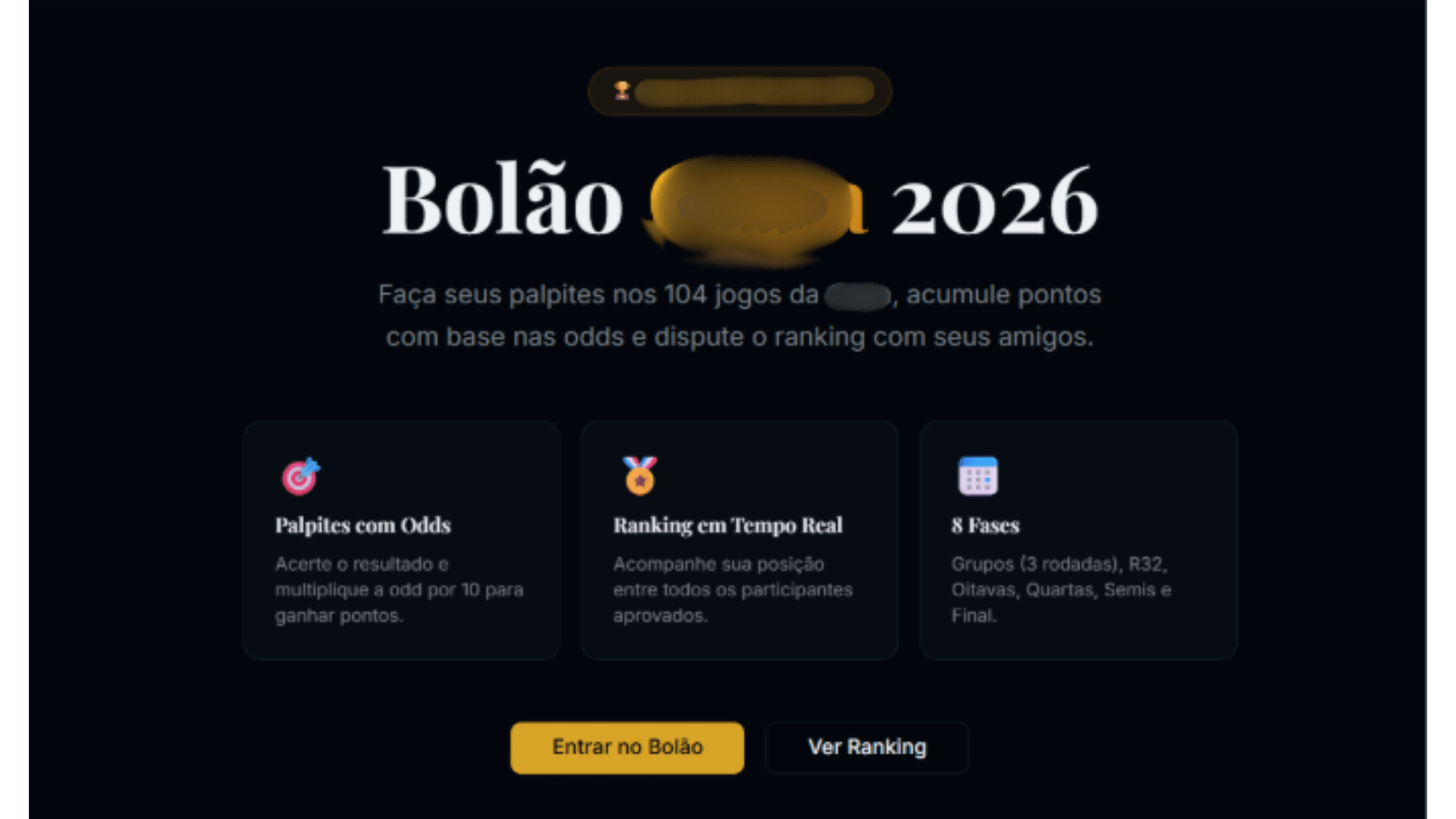 Falso bolão da Copa do Mundo 2026