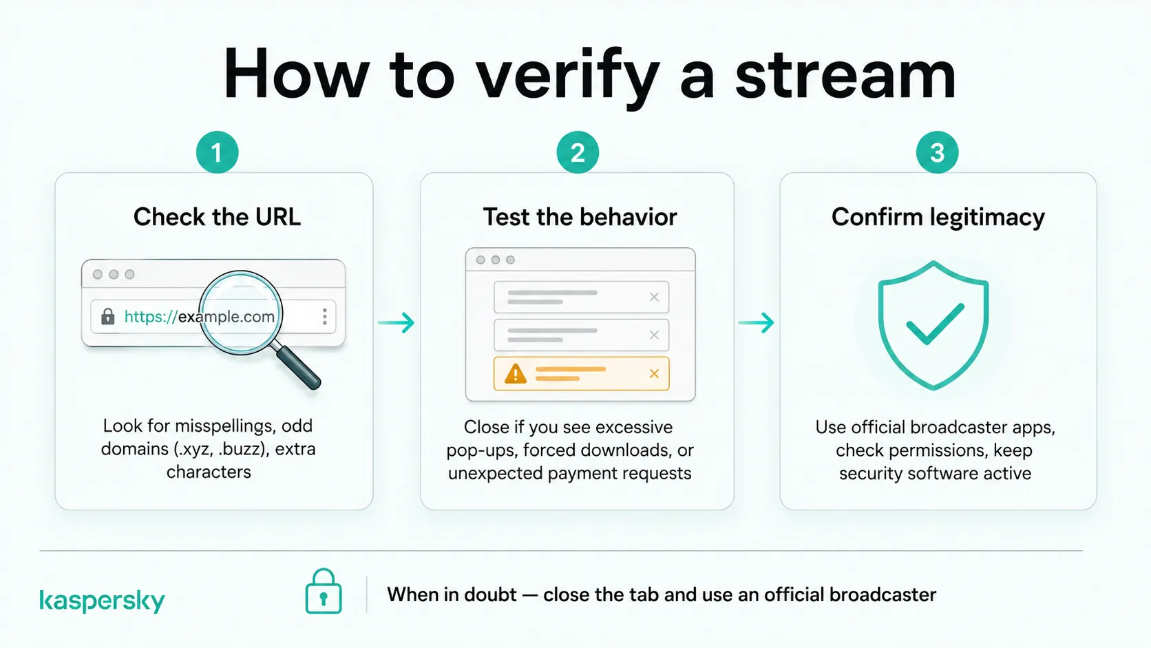 How to verify a World Cup streaming website before watching a match