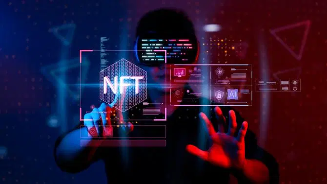 Käsitteellinen esimerkki NFT:stä