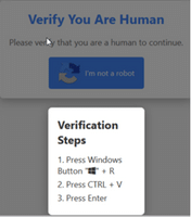 Fake CAPTCHA