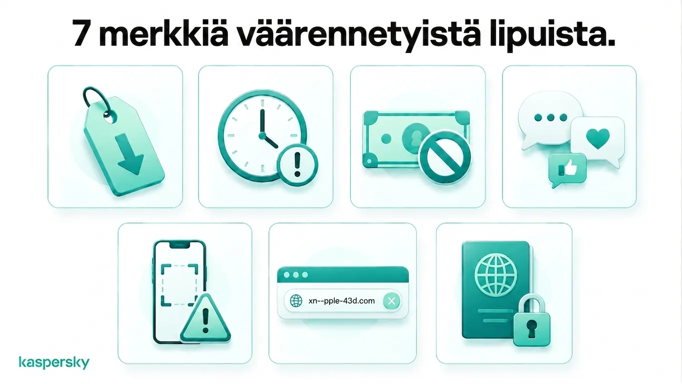 Seitsemän varoitusmerkkiä väärennetyistä FIFA World Cup -lipuista