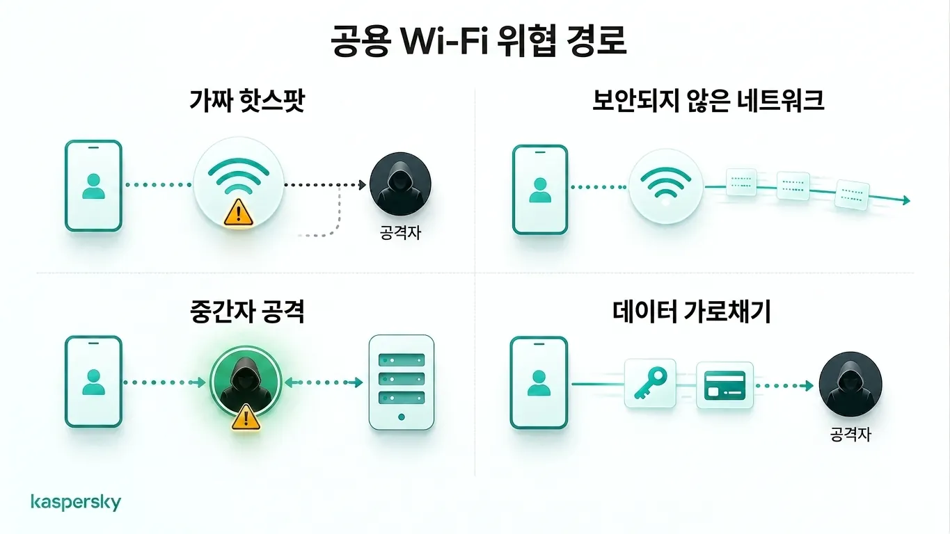 월드컵 스트리밍 중 공공 와이파이의 일반적 보안 위험