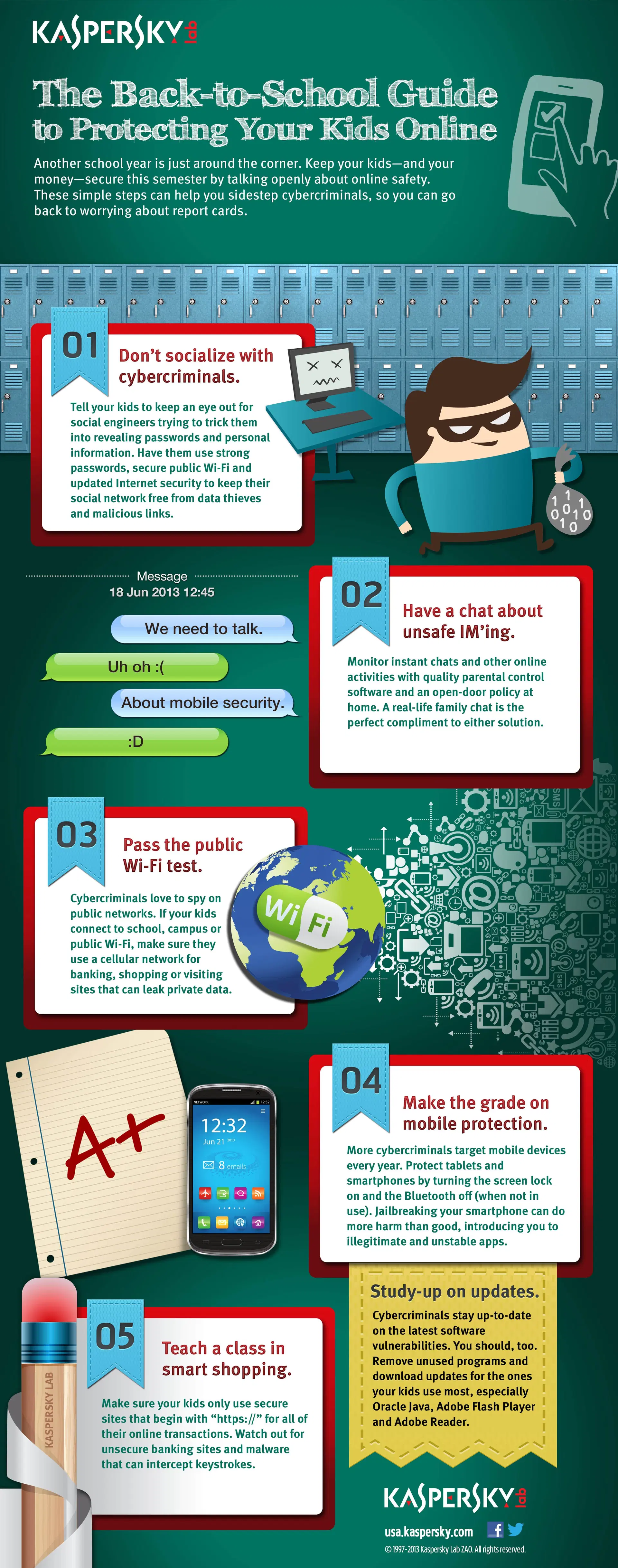 Infographic: Back to school guide to keeping your protecting your kids online