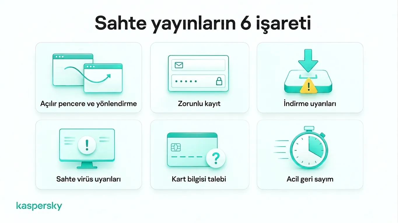 Sahte World Cup yayın sitelerinin altı uyarı işareti
