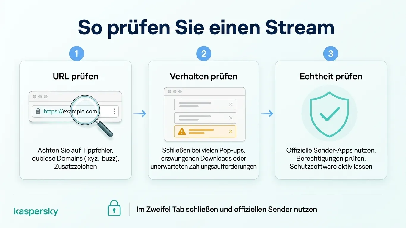 Wie überprüfen Sie eine World‑Cup‑Streaming‑Website, bevor Sie ein Spiel ansehen