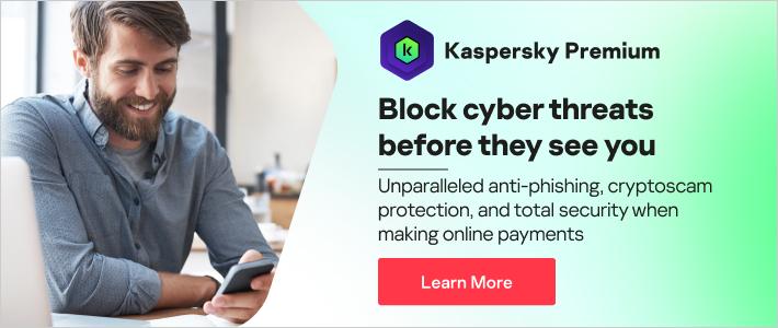 Kaspersky Premium - block cyber threats