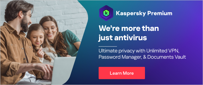 Young family browsing while using antivirus