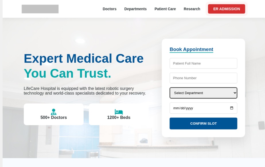 An example of a “telemedicine service” scam that requests personal information