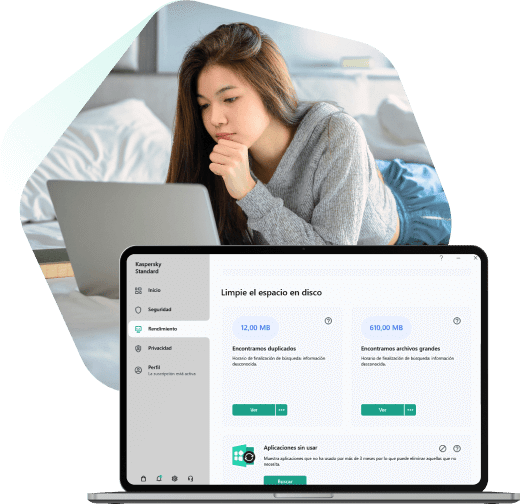 Limpieza y monitor de estado del disco duro de Kaspersky