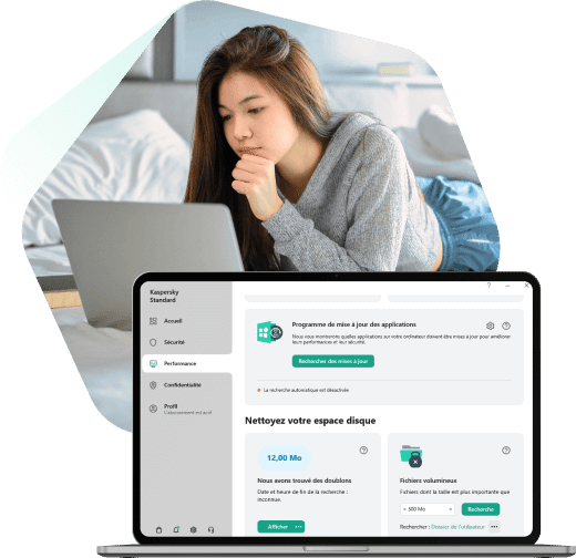 Nettoyeur de disque dur et moniteur de santé Kaspersky