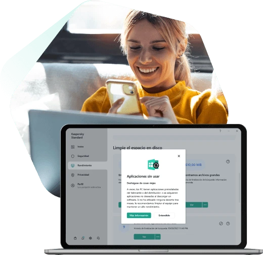 Administración de aplicaciones con Kaspersky