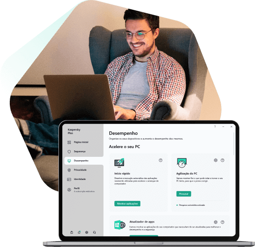 Tela para mostrar otimização de desempenho