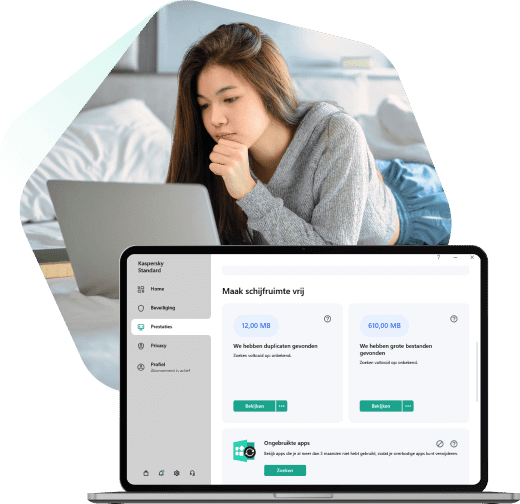 Kaspersky hardeschijfopschoner en gezondheidsmonitor