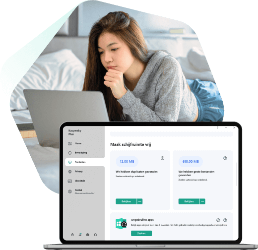 Clean up disk space with Kaspersky