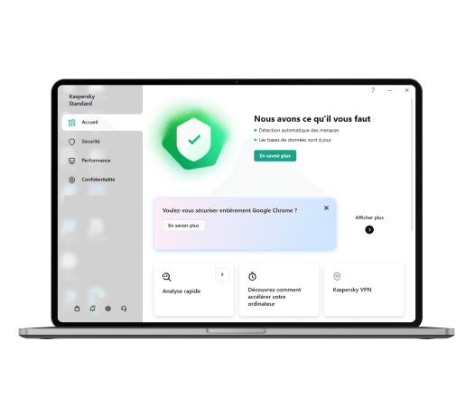Protection antivirus avec la norme Kaspersky