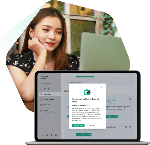 Quản lý ứng dụng bằng Kaspersky