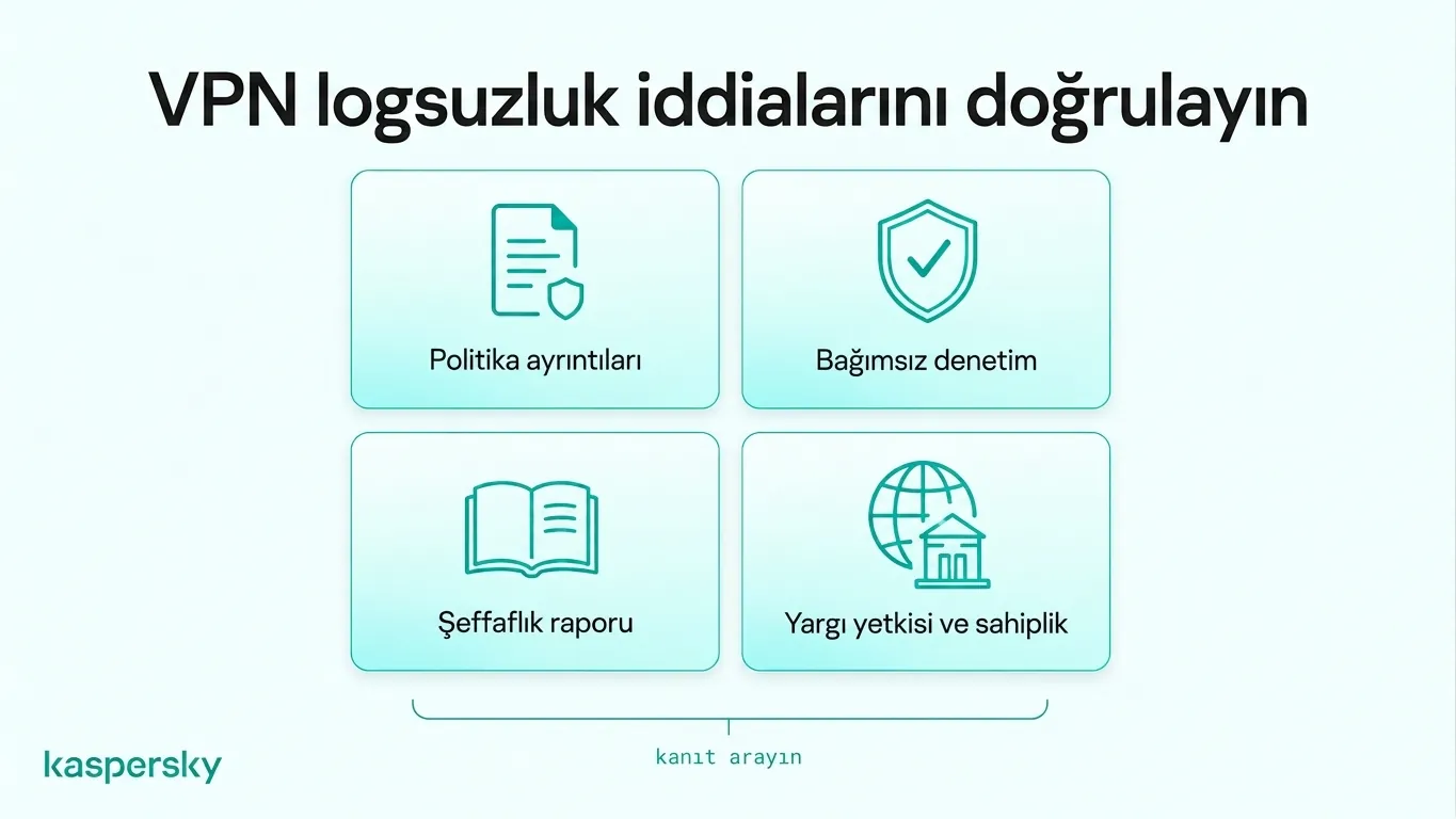 No-logs iddialarını gizlilik politikaları, bağımsız denetimler, şeffaflık raporları ve sağlayıcı yargı alanı üzerinden doğrulama kontrol listesi