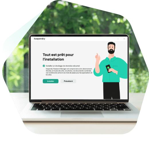 Kaspersky s'installe facilement