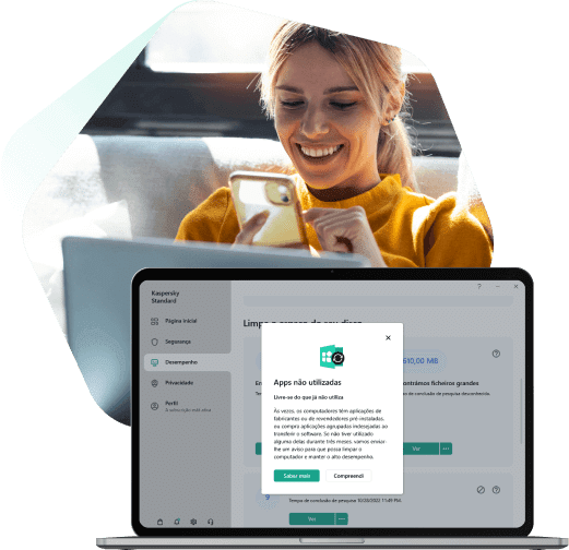 Gestão de aplicações com a Kaspersky