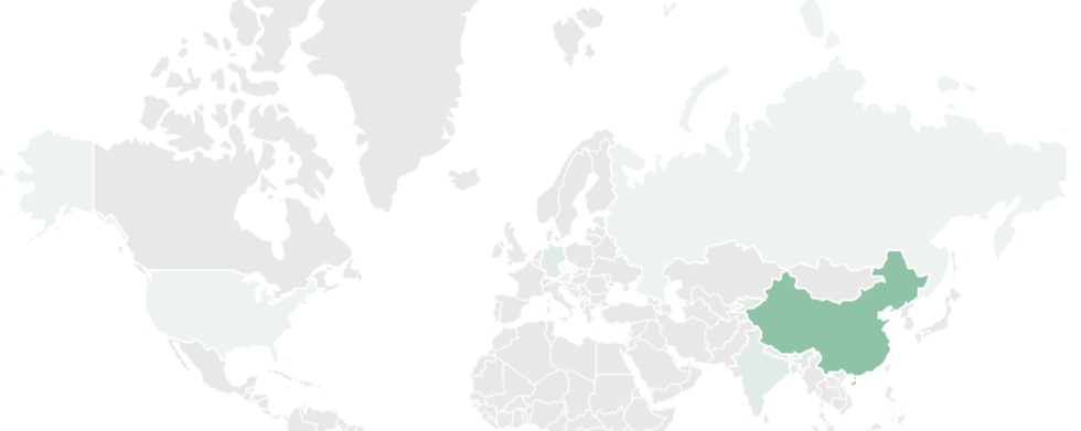 Geographic distribution of WinDealer attacks
