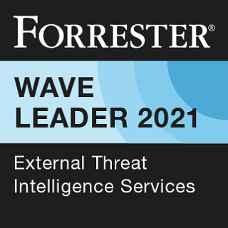 在。 2021 年第一季度 Forrester Wave™：外部威胁情报服务中被评为领导者